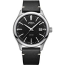 Rotary Oxford Watch Men's Black Leather GS05092/04 - WatchStatus Ltd