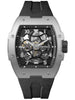 Ingersoll The Play Men's Watch Black Silicone Skeleton Automatic I15301 Ingersoll