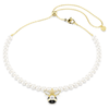 Idyllia Choker Pearl Necklace Bee Pendant