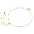 Idyllia Choker Pearl Necklace Bee Pendant