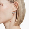 Swarovski Idyllia Butterfly Drop Earrings Multi-Stone Gold 5709953 Swarovski