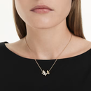Swarovski Idyllia Lilia Butterfly Pendant Necklace Gold 5736068 Swarovski