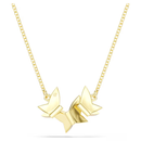 Swarovski Idyllia Lilia Butterfly Pendant Necklace Gold 5736068 Swarovski