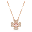 Swarovski Idyllia Clover Pendant Necklace Rose 5674211 Swarovski