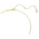 Idyllia Y Flower Pendant Necklace Multi-Stone Gold