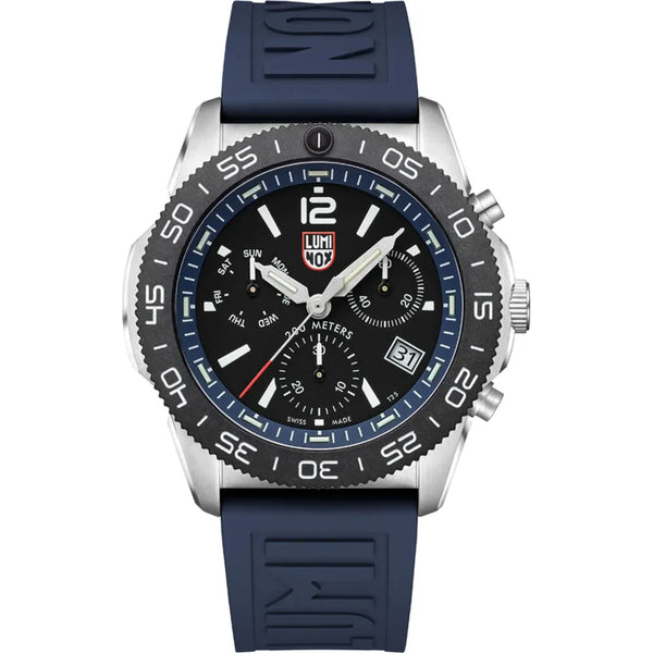 Luminox Pacific Diver Men's Blue Detail Chronograph Watch XS.3143