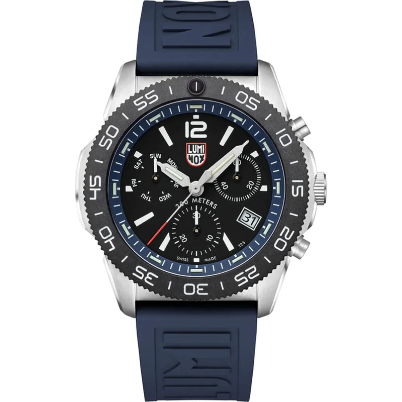 Luminox Pacific Diver Men's Blue Detail Chronograph Watch XS.3143