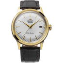 Orient Bambino Men's Watch Silver Dial Brown Leather RA-AC0M01S30B