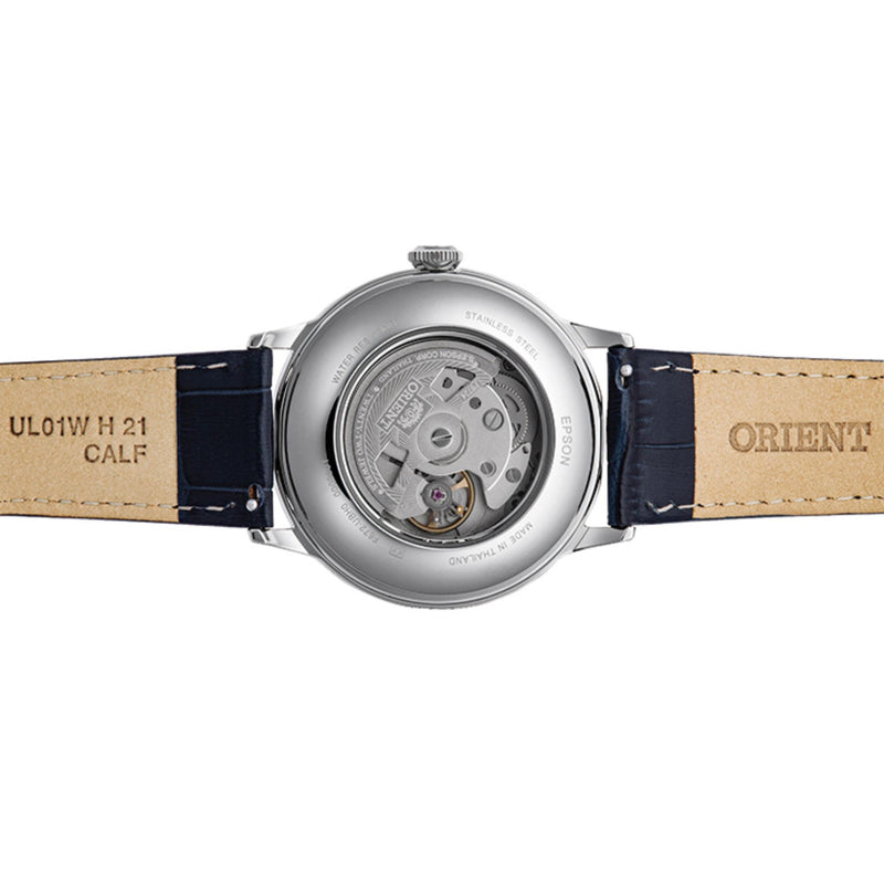 Orient Bambino Men's Watch Blue Dial Leather RA-AC0024L30B
