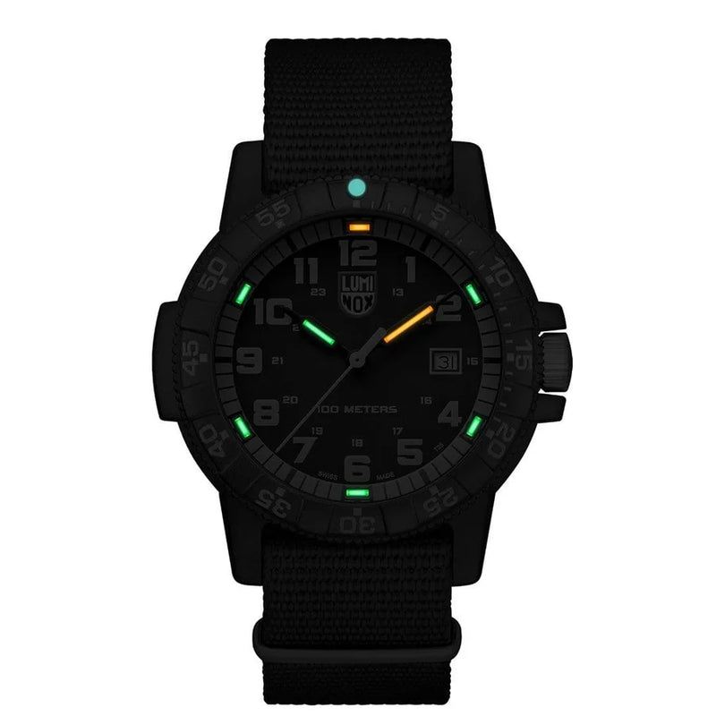 Luminox Leatherback Sea Turtle Giant Men's Black Beige Watch XS.0333