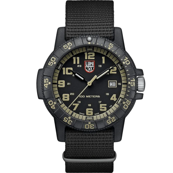 Luminox Leatherback Sea Turtle Giant Men's Black Beige Watch XS.0333