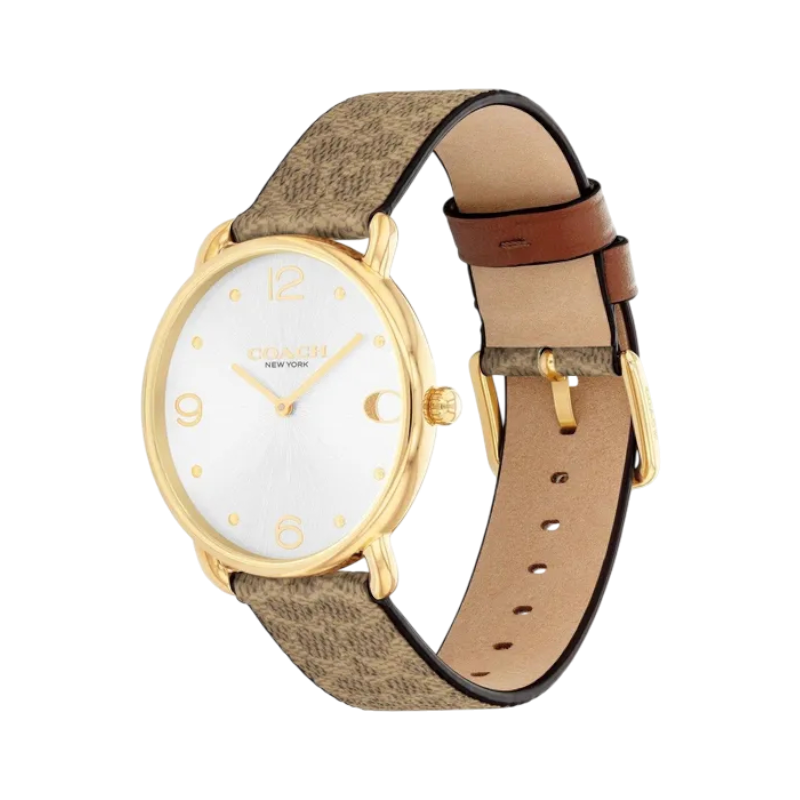 Coach Elliot Ladies Gold Brown Watch 14504205