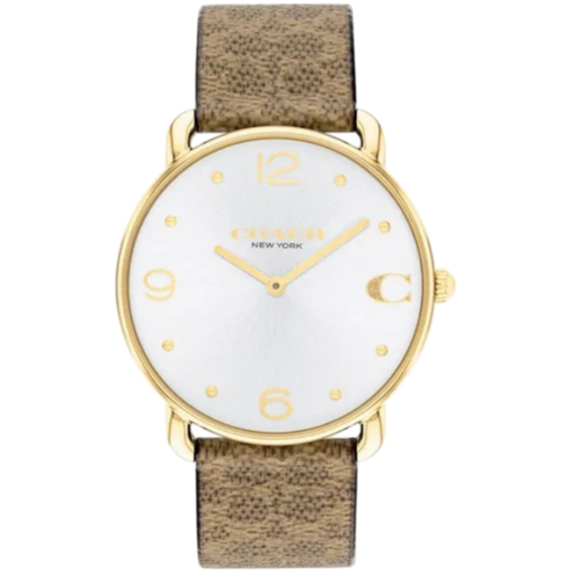 Coach Elliot Ladies Gold Brown Watch 14504205