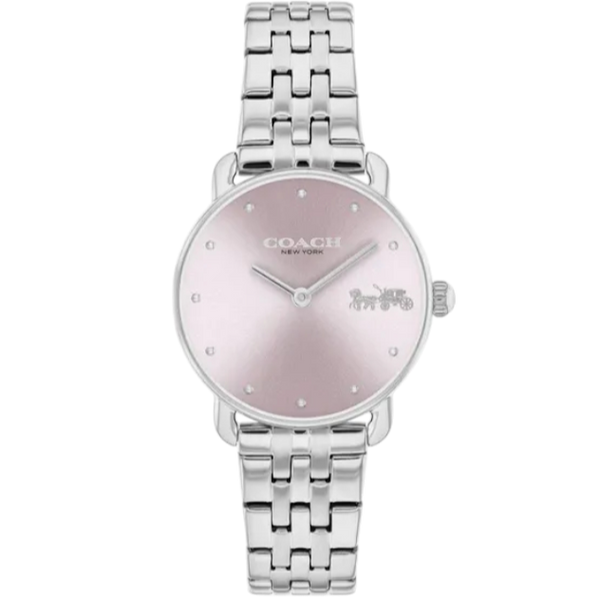 Coach Elliot Ladies Silver Pink Watch 14504301