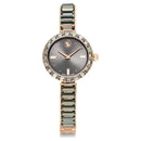 Swarovski Matrix Bangle Ladies Watch Rose Gold Grey 5679887
