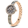 Swarovski Matrix Bangle Ladies Watch Rose Gold Grey 5679887 Swarovski