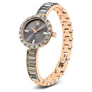 Swarovski Matrix Bangle Ladies Watch Rose Gold Grey 5679887