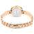 Swarovski Matrix Bangle Ladies Watch Rose Gold Grey 5679887