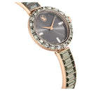 Swarovski Matrix Bangle Ladies Watch Rose Gold Grey 5679887
