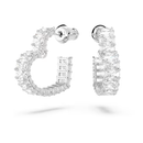 Swarovski Matrix Heart Hoop Earrings 5653170 Swarovski