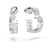 Swarovski Matrix Heart Hoop Earrings 5653170