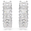 Millenia Hoop Earrings Baguette Cut 5733397 Swarovski