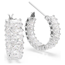 Millenia Hoop Earrings Baguette Cut 5733397 Swarovski