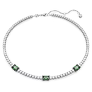 Swarovski Matrix Tennis Necklace Baguettes Green 5666168 Swarovski