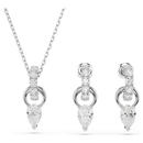 Swarovski Mesmera Pendant Set Silver Mixed-Cut 5723197 Swarovski