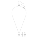 Swarovski Mesmera Pendant Set Silver Mixed-Cut 5723197 Swarovski