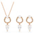 Swarovski Mesmera Pendant Set Rose Gold Mixed-Cut 5733808