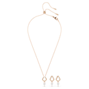Swarovski Mesmera Pendant Set Rose Gold Mixed-Cut 5733808 Swarovski