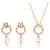 Swarovski Mesmera Pendant Set Rose Gold Mixed-Cut 5733808