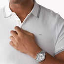 Michael Kors Lexington Silver Chronograph Watch MK8405 Michael Kors