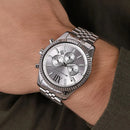 Michael Kors Lexington Silver Chronograph Watch MK8405 Michael Kors