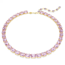 Swarovski Millenia Tennis Necklace Purple Gradient 5705754 Swarovski