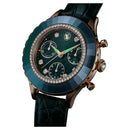 Swarovski Octea Chrono Ladies Watch Green Leather 5672931
