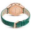 Swarovski Octea Chrono Ladies Watch Green Leather 5672931 Swarovski