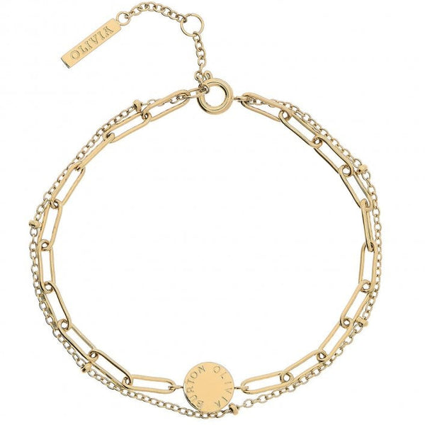 Olivia Burton Jewellery Illusion Gold Double Bracelet 24100066