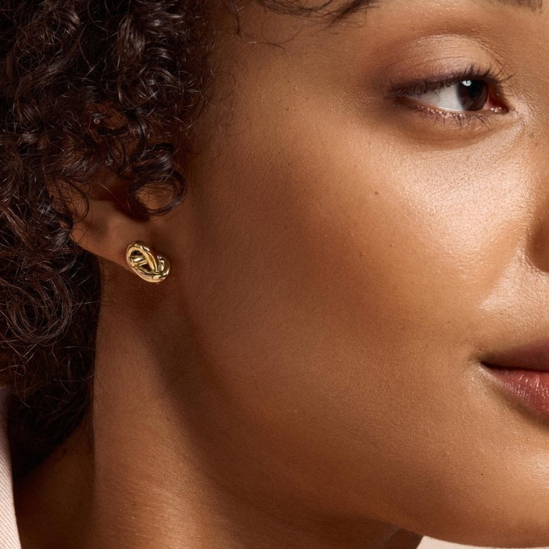 Olivia Burton Jewellery Lovers Knot Gold Earrings 24100225