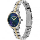 Olivia Burton Art Deco Ladies Two-Tone Blue Mother Of Pearl Watch 24000296