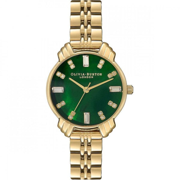 Olivia Burton Art Deco Ladies Gold Watch OB16DC02