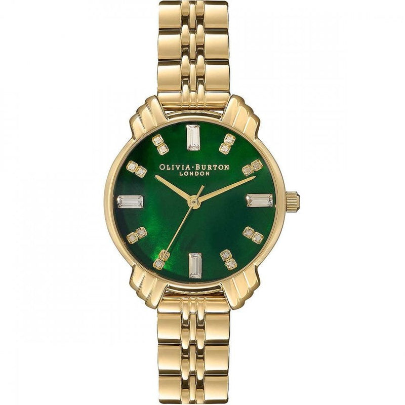 Olivia Burton Art Deco Ladies Gold Watch OB16DC02