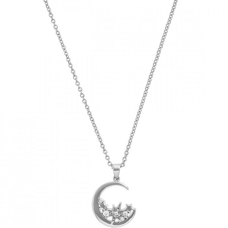 Olivia Burton Jewellery Celestial Silver Necklace OBJCLN34
