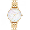 Olivia Burton Mother Of Pearl Ladies Gold Watch 24000169