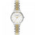 Olivia Burton White Dial Ladies Two-Tone Watch 24000170