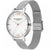 Olivia Burton White Dial Ladies Silver Watch 24000171