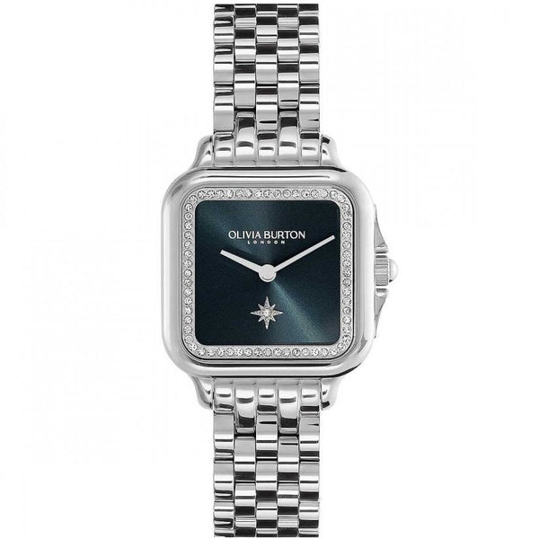 Olivia Burton Grosvenor Ladies Silver Watch 24000083