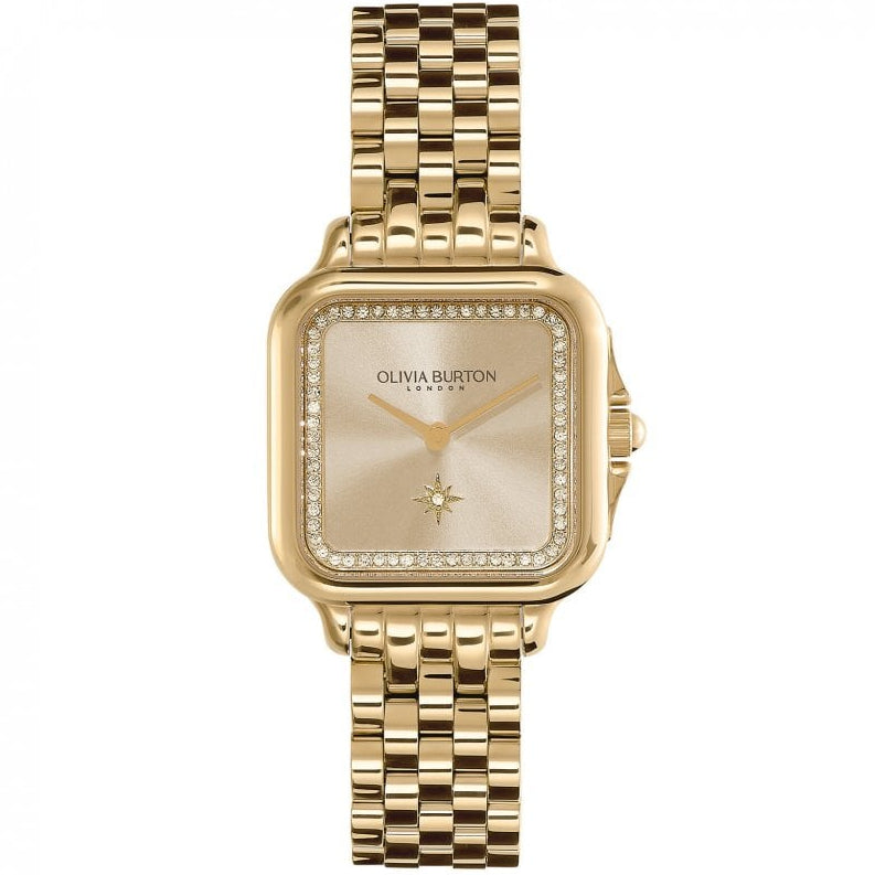 Olivia Burton Grosvenor Ladies Gold Watch 24000084