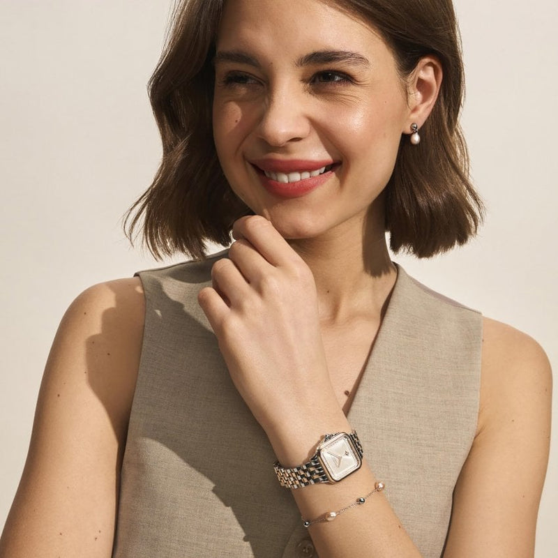 Olivia Burton Grosvenor Ladies Two-Tone Rose Gold Watch 24000125